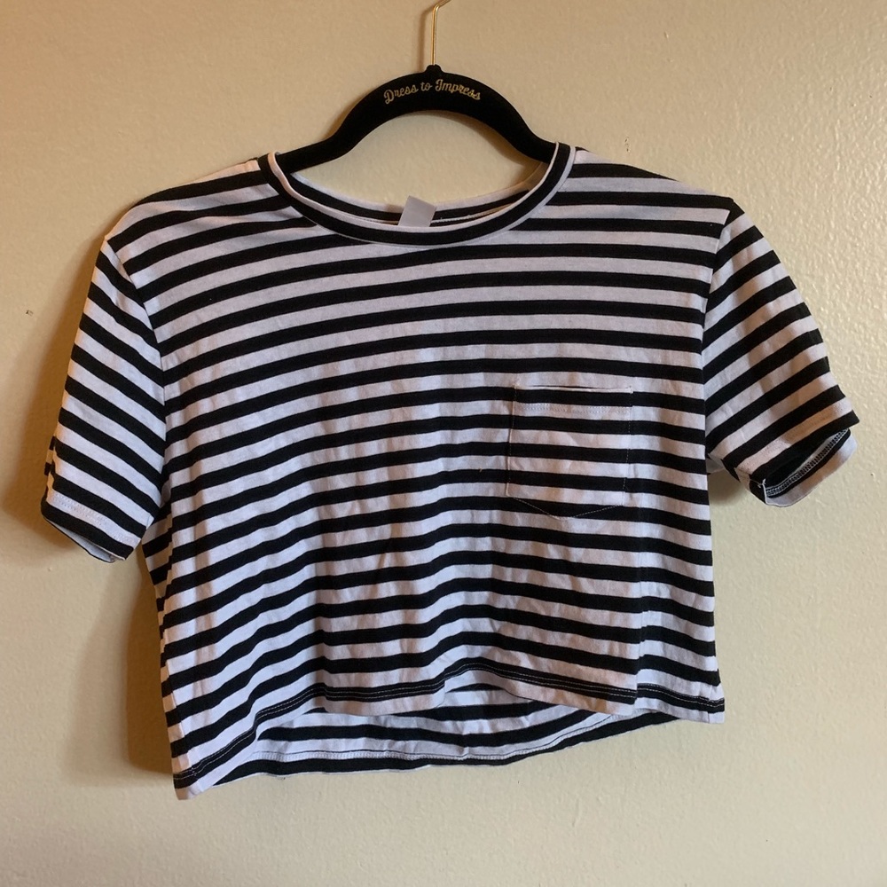 Striped Pocket Tee